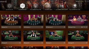 De keuze uit online live blackjack tafels is enorm