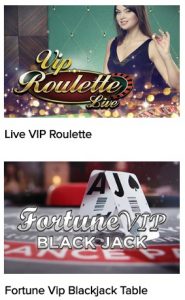 VIP live casino 